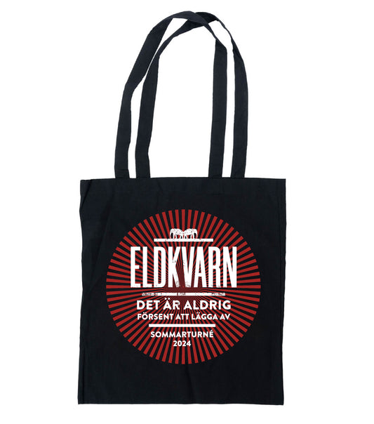 Totebag Svart - Eldkvarn Sommarturné 2024